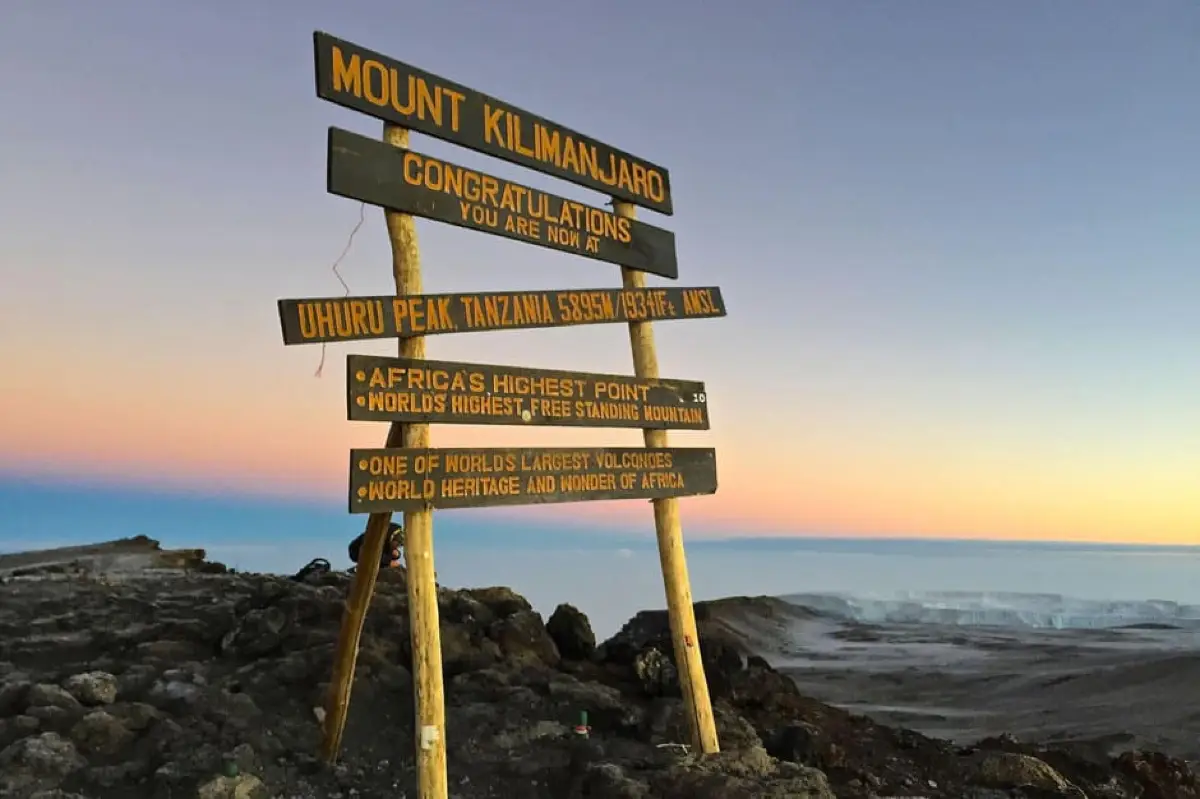 Cima del Kilimanjaro