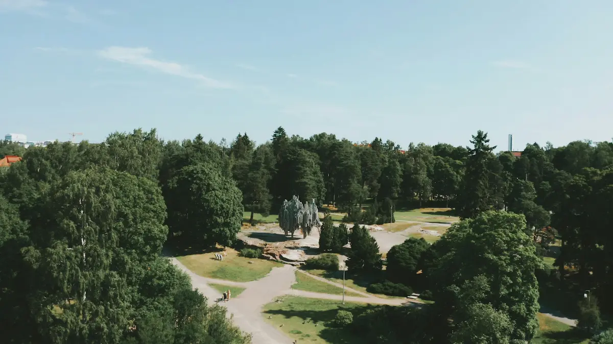 Parque Sibelius en Helsinki